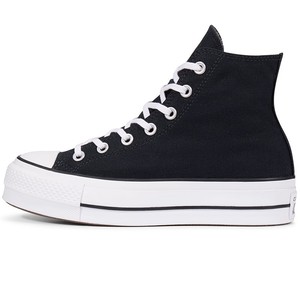 CONVERSE CHUCK TAYLOR LIFT HI NEGRO MUJER