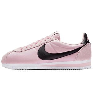 NIKE CLASSIC CORTEZ NYLON ROSA NEGRO MUJER