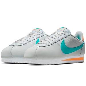 NIKE CLASSIC CORTEZ GRIS CIAN MUJER