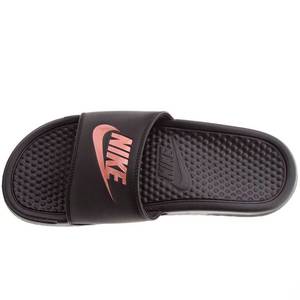 NIKE CHANCLAS BENASSI NEGRO ROSA MUJER